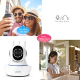 factory wholesale v380 ip camera three antennas 1080p wifi camera indoor ptz security wireless camer